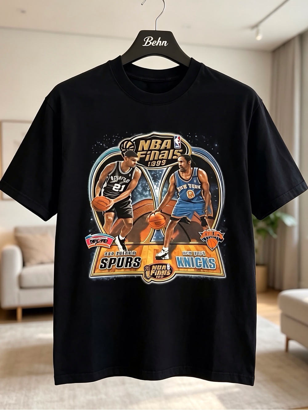 1999 Nba Finals Tim Duncan Latrell Sprewell Spurs Vs Knicks